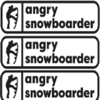 Angry Snowboarder