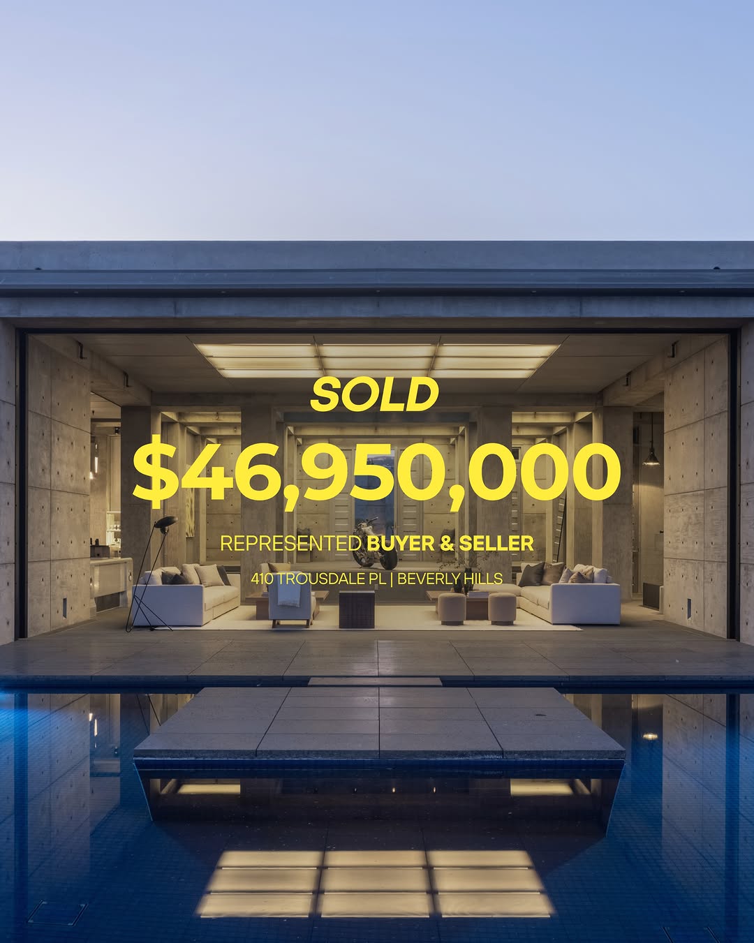 There are deals, and then there are moments. 410 Trousdale is the latter. Representing both the buyer and seller on one of the most legendar