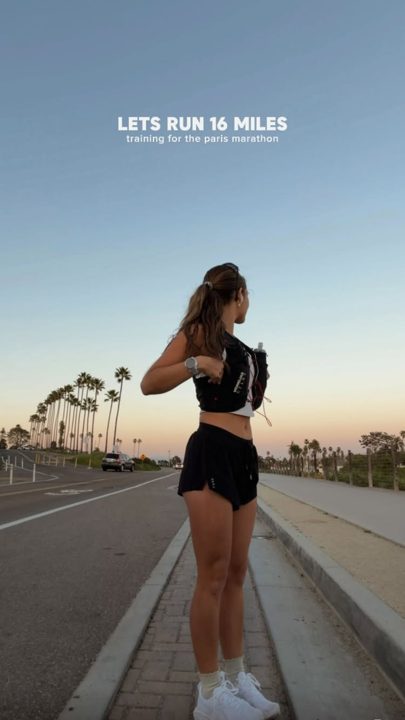 let’s go for a sunrise run:) starting to get into the mental runs of marathon training🏃🏽‍♀️ stoked for how strong i’ve b