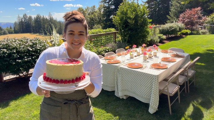 Our Annual Large Family Garden Party Using the Summer Harvest!