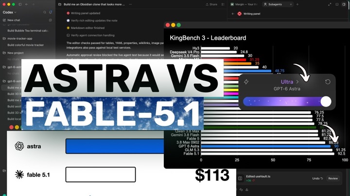 GPT-6 Astra (Fully Tested & Side by Side comparison with Fable 5.1): ONE is a CLEAR WINNER!