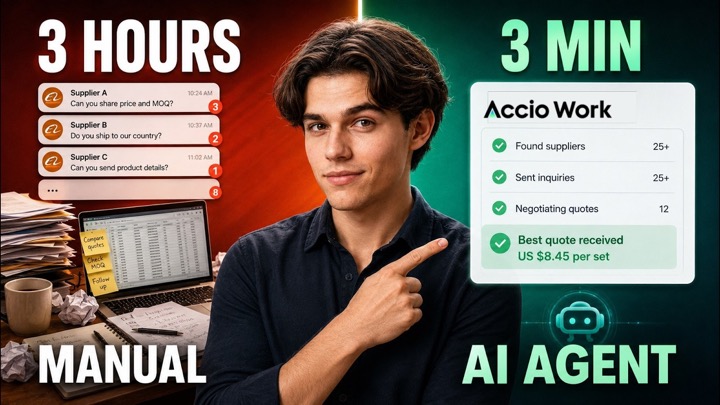 I Let an AI Agent Negotiate with Alibaba.com Suppliers | Accio Work