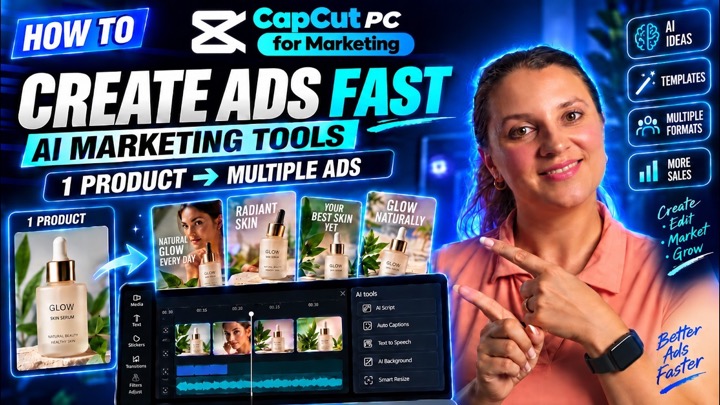AI Marketing Tools: Create Multiple Ads from 1 Product with CapCut PC