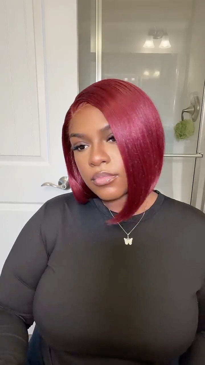 First time trying a synthetic bob MH145 from Outre #syntheticwigs #outresentit #outre