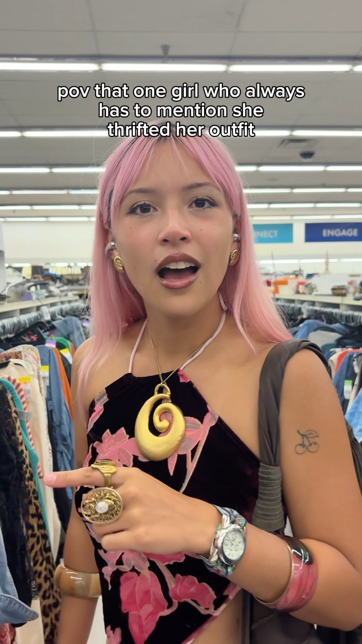 It’s just better when it’s thrifted 🤭 use code ALLYP5 for $5 off on Shokz OpenDots 2! @ShokzUSA