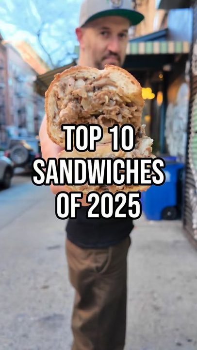 The 10 best sandwiches of 2025.

Featuring:
The chicken sandwich @luckychixbk 
The jamon and serrano peppers @abcbeerco 
The Colorado @losburritosjuarez 
The cheese chutney @fontysdeli_dukaan 
The French Dip @salt_hanks 