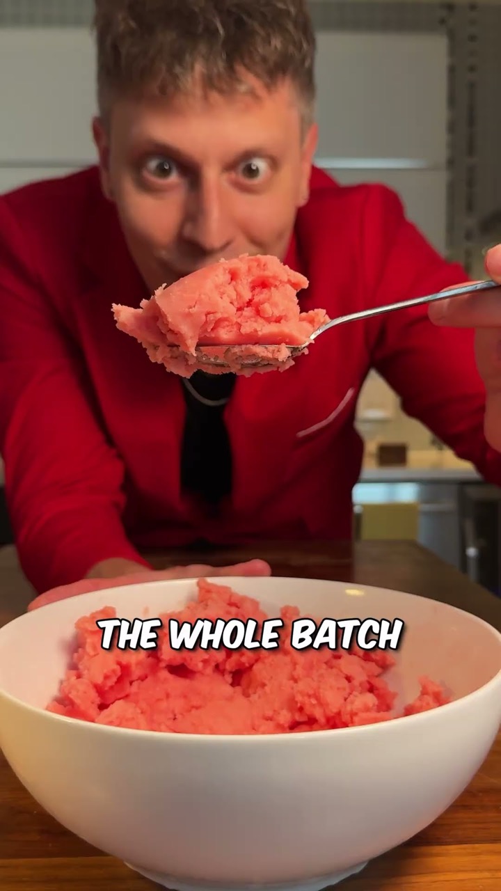 My wife sent me this viral Watermelon Ice Cream video 💀