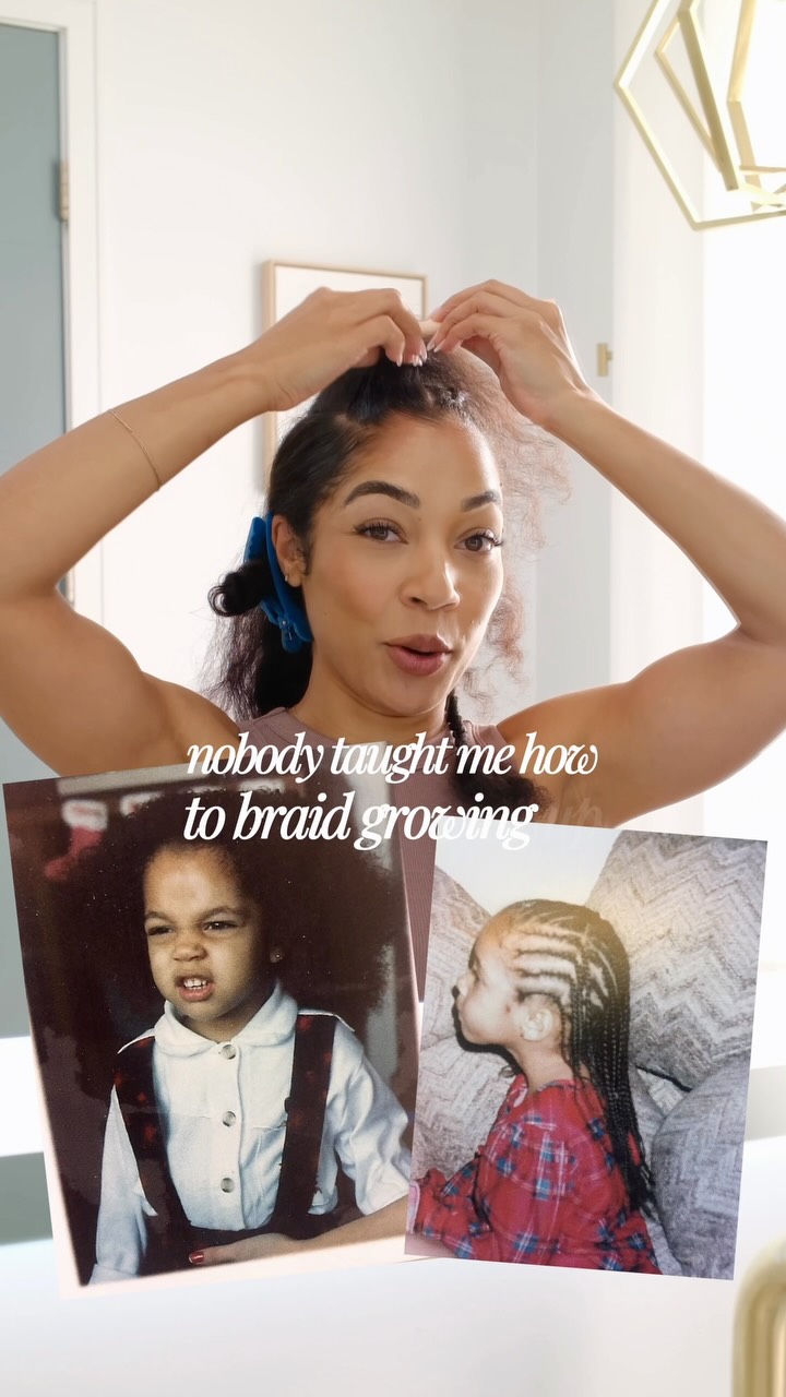Let’s hang 🤍 a little braid & get to know me session & if you’re in a new season with your hair too, save this 💌 You are definitely not al