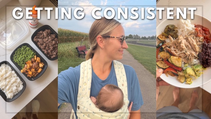 Healthy Habits + Meal prep for weight loss | Getting Consistent Again