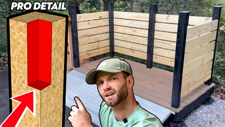 I Wish I Learned this Fence / Privacy Screen Building HACK Sooner! (Make any DIY Project Look PRO)