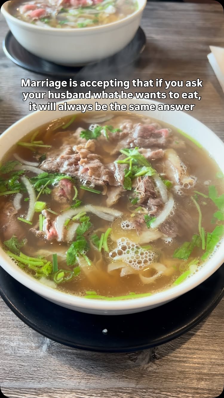 Like no other food exists for men except for Pho

⚡️follow @anitaaeats for all your food inspo

#relatable #millenial #humor #comedy #husban