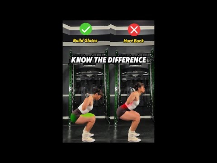  Lower back pain during squats? 