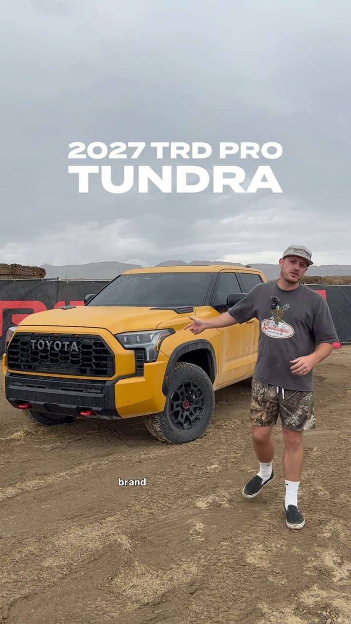 Thoughts on this new color? 🟨 @toyotausa  #tundra #trdpro #toyota #truck #truck