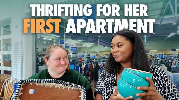 THRIFT WITH ME | Homeless to Housed! EXTREME APARTMENT MAKEOVER