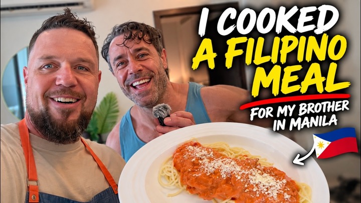 I Cooked a Homemade Filipino Meal for My Brother in Manila 🇵🇭