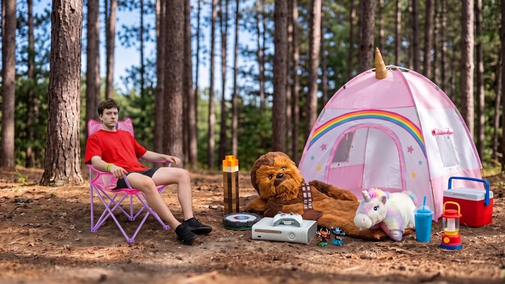 I Camped With Kids Items Only