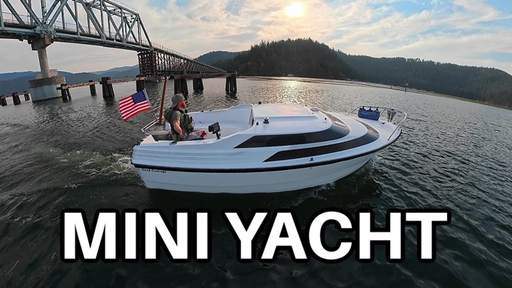 Second Night on my Mini Yacht Boat Camper