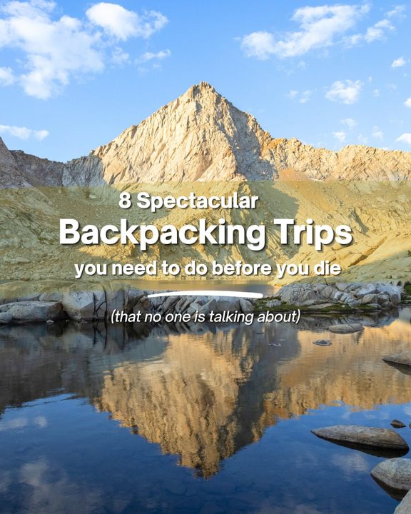 Whenever people ask me about the most epic uncrowded backpacking trips I’ve been on, this is what I tell them…

✨ Minera