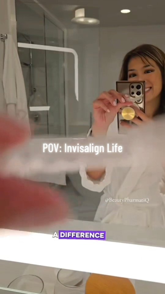 POV: invisalign really out here keeping up with my schedule better than I am sometimes!  From pharmacist life and consulting patients all da