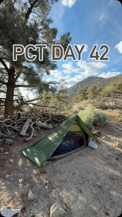 Day 42 on the PCT ~ A water carry, Walker Pass, and a beautiful campsite 🏕️ 
📍 23.5 miles (Mile 634.5-658)

HAPPY TRAILS