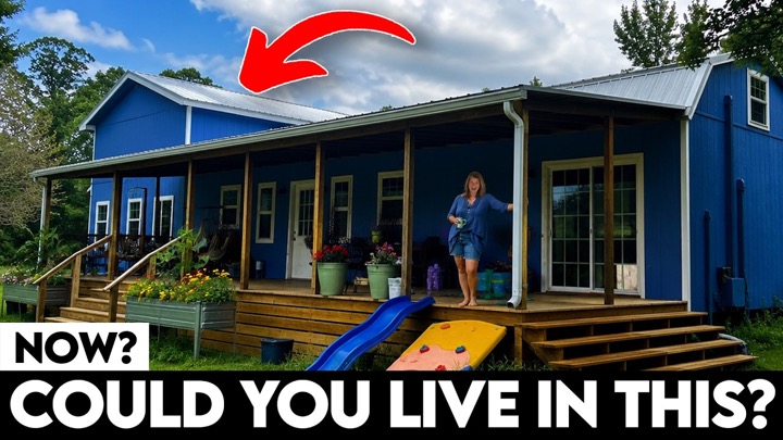 Tour of our 800sqft Shed to House Conversion {PLUS EXPANSION}