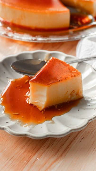 my mom’s leche flan recipe 🍮 so silky, creamy, smooth, and delicious! it’s my go-to dessert to make for family holiday parties, and most of the time, the first one to be finished 😉

comment “LINK” to get the free recipe 