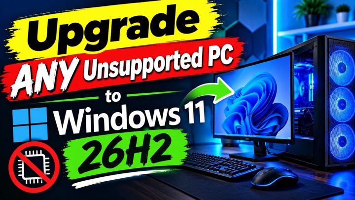 Upgrade ANY Unsupported PC to Windows 11 26H2