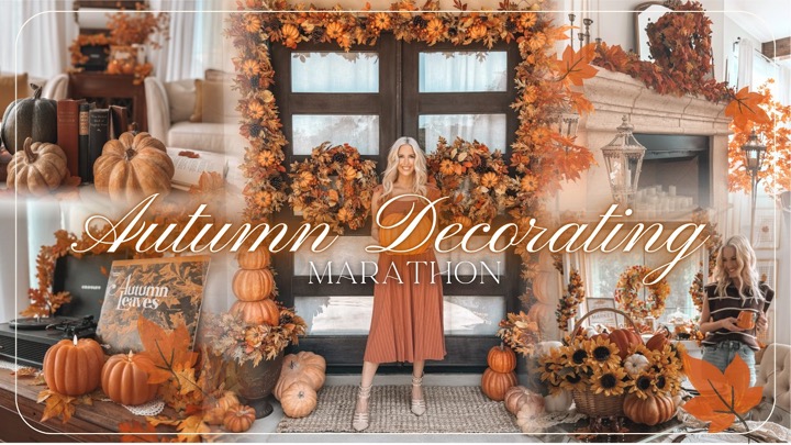 🍂 NEW! AUTUMN AT HOME 🍁 Cozy Fall Decorating Marathon | FALL DECOR IDEAS You Need to Try