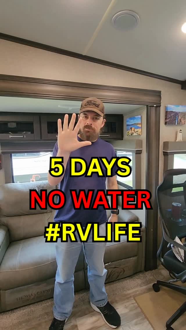 No water for 5 days in our RV and UPS fail!