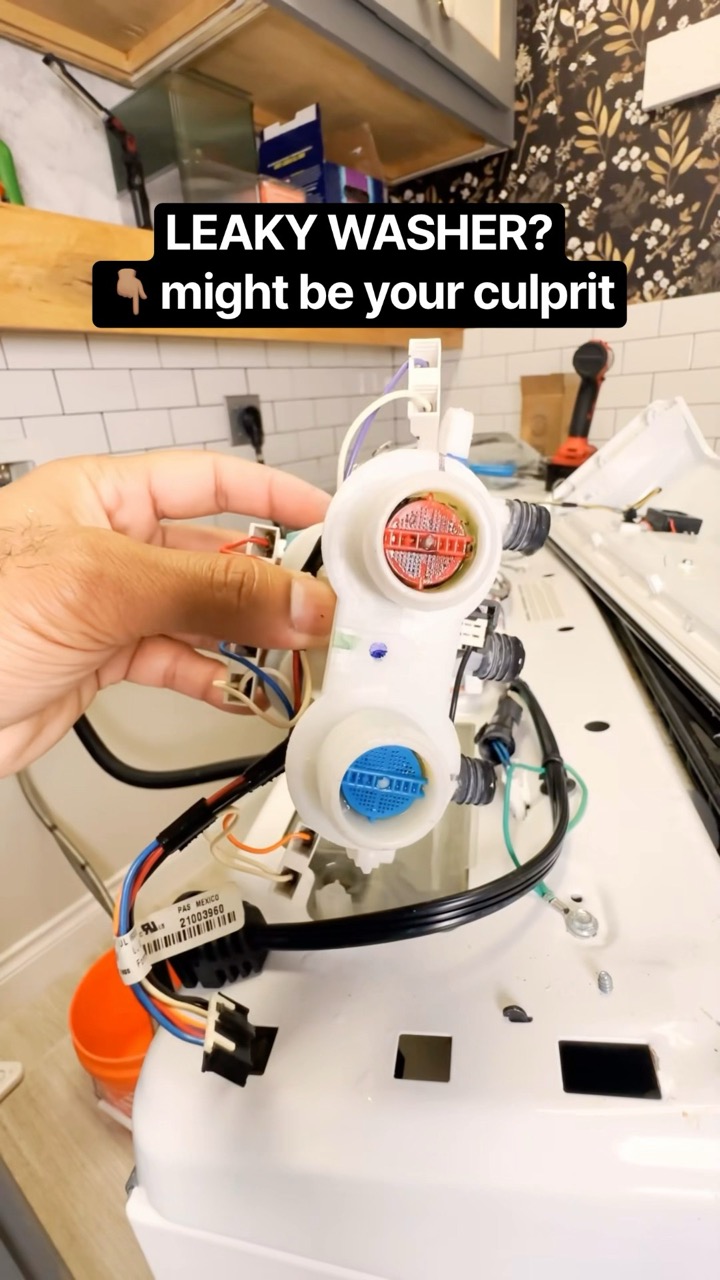 Leaky washer? This culprit could save hundreds #HomeMaintenance #ApplianceRepair #homeownertips