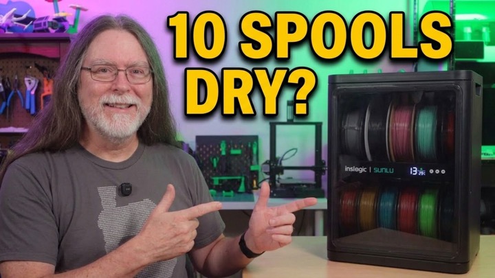 Can This Cabinet Keep 10 Spools of Filament Dry?
