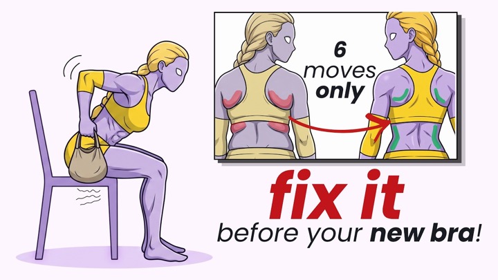 Every woman's BRA is begging for this back workout to melt bra bulge!