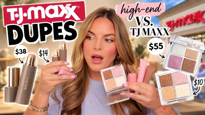I Tested TJ Maxx Makeup DUPES... Are They Better Than High-end? | Casey Holmes