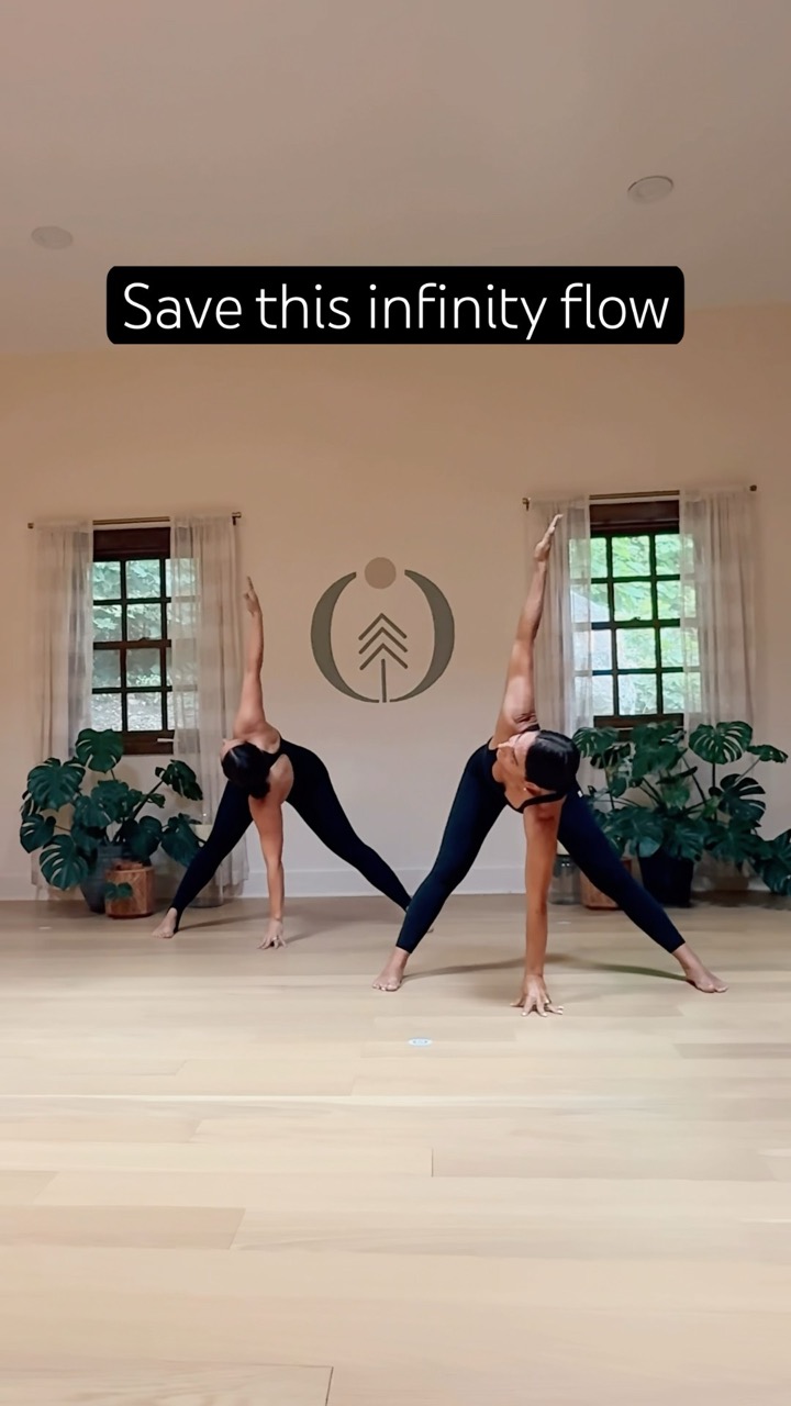 This hip opening flow switches sides without stopping 🤯