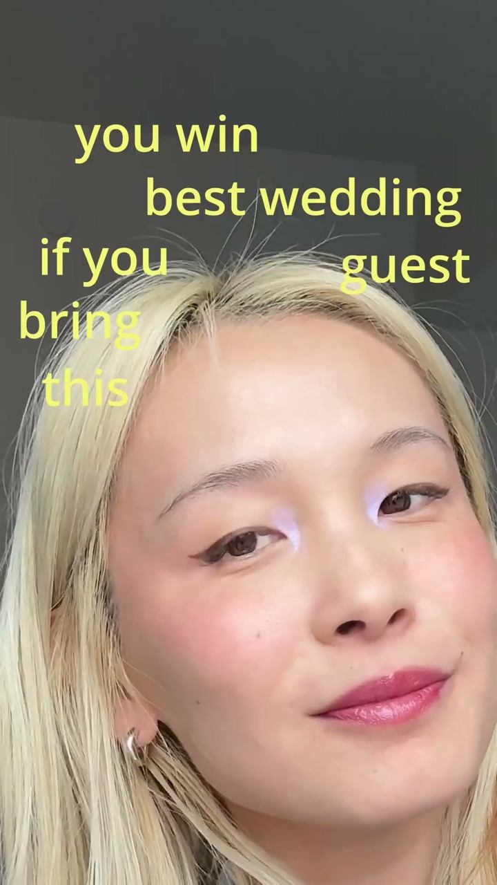 the one thing you have to bring as a wedding guest