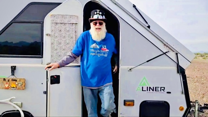 He’s 71 and Has Lived in His Spacious A-Liner Since 2018
