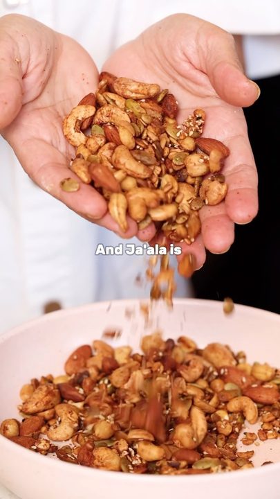 Make Ja’ala for your next dinner party! It’s a delicious snack or salad topper, and the smell of it baking brings me right back to my childhood.

Directed by @YoavDavis, edit @bdean201 for #DavisMedia