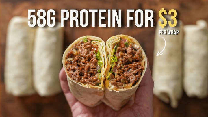 5 Wraps For The Week Meal Prep | Cheaper Than Takeaway