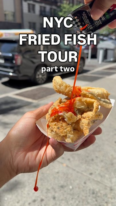 Here’s my favorite iconic Fried Fish spots! 
I went on a NYC Fried Fish Tour to celebrate announcing my upcoming Fish Fry Fridays pop-ups and got so much inspo from these legends. #explorepage #foodtour