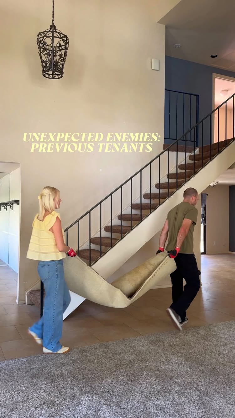 if the previous tenants ask if you want them to clean after they move out, make sure you say yes🫠

#homerenovation #diyhomeprojects #housep
