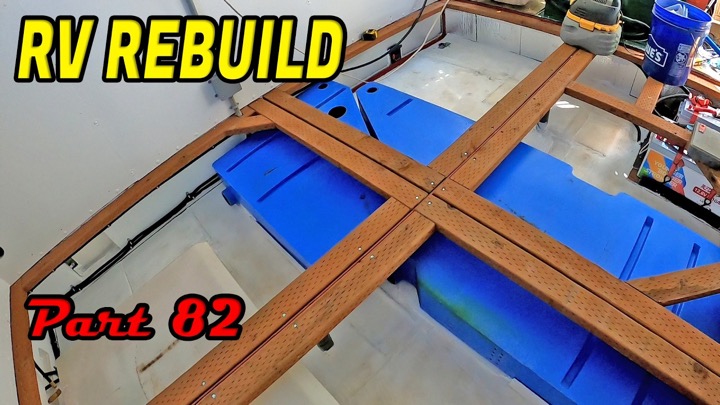 RV Holding Tanks & Floor Framing , RV Rebuild (Part 82)