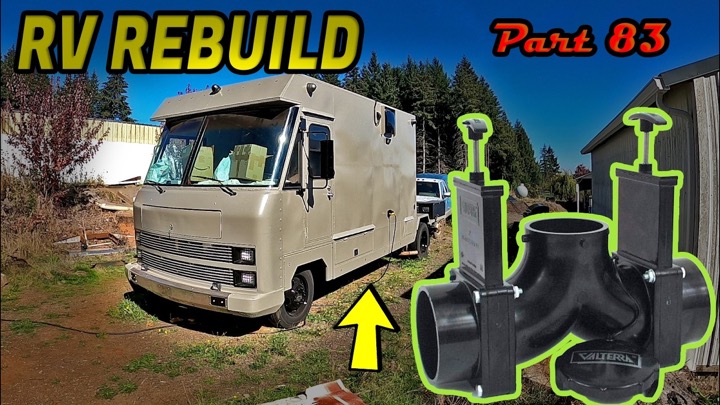 Installing Waste Valves & Septic - RV Rebuild (Part 83)