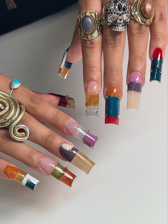 earth tones🌏🌄🫒🔮

#nails #nycnailtech #nailart #nailsnailsnails #naildesign