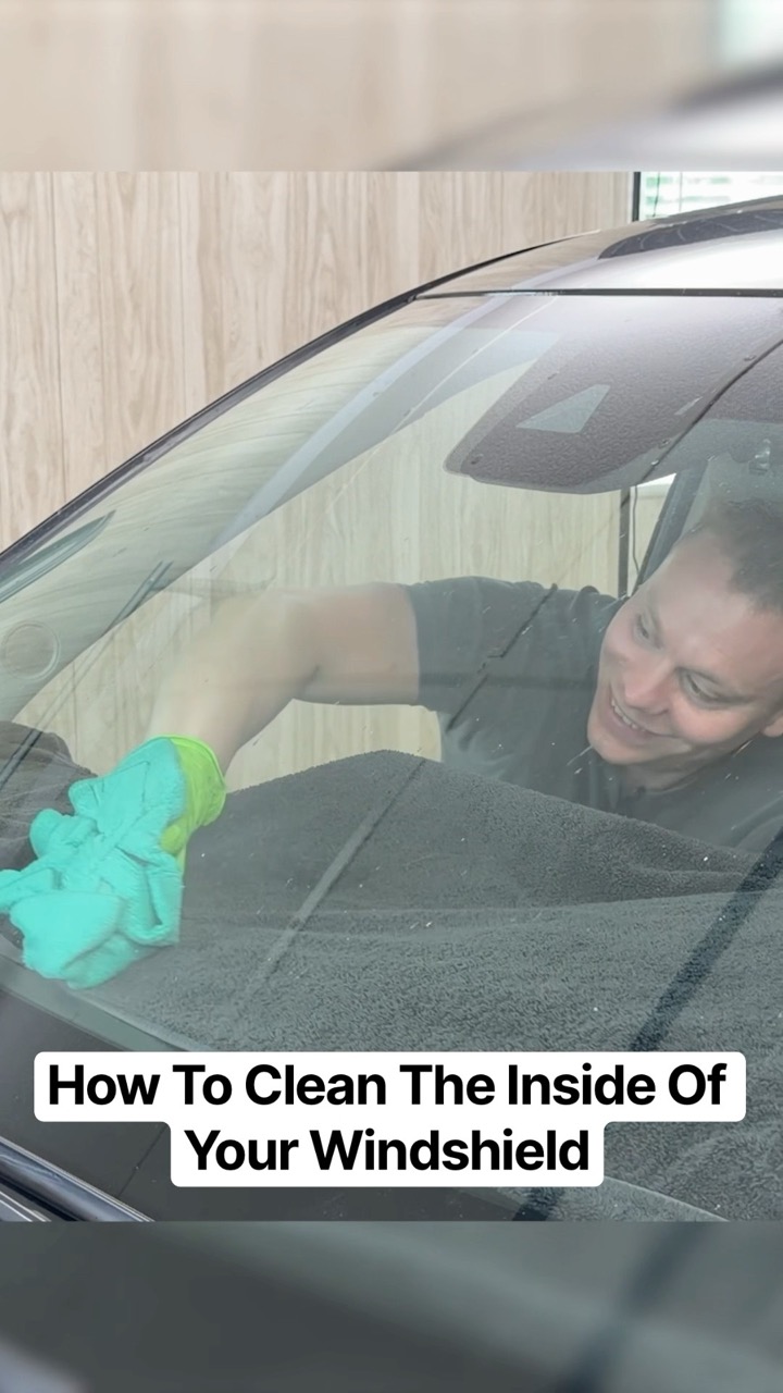 The Secret to Cleaning The Inside of Your Windshield