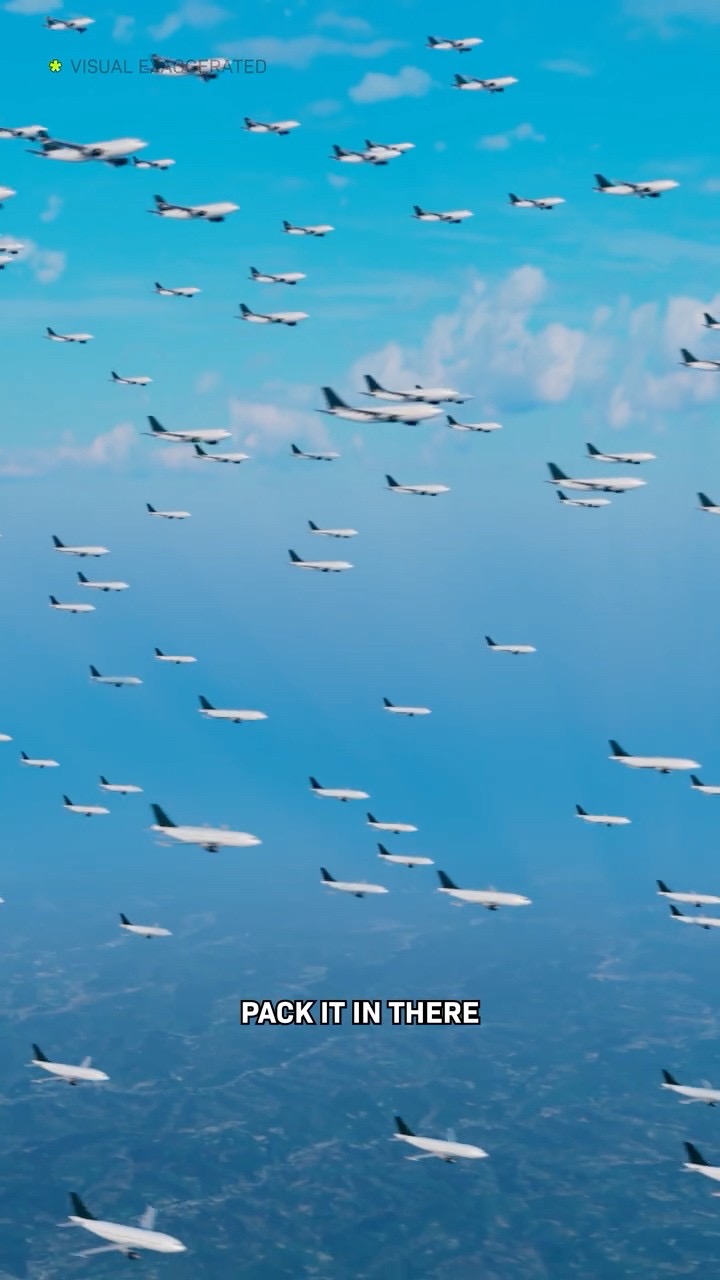Why Do All The Planes Fly This Line?