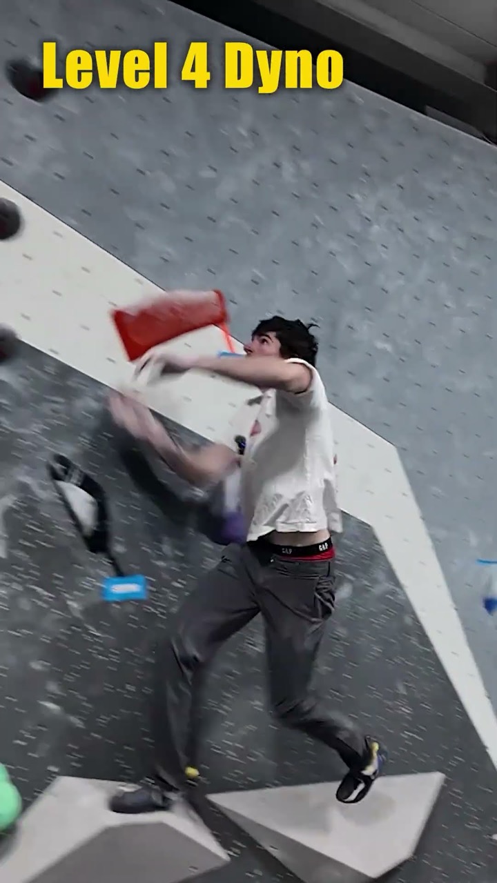5 Levels of Dyno #shorts #climbing #bouldering #climbingstuff