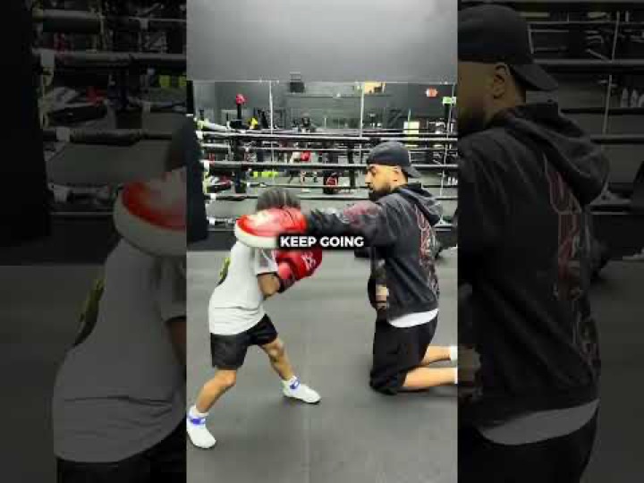 Kid boxer learns the hard way