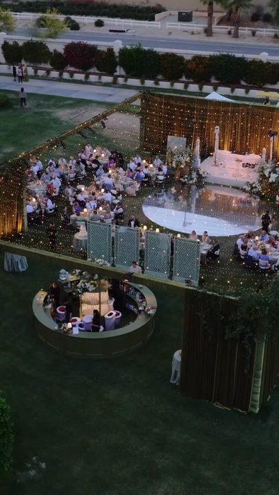 Built from the ground up, seen from above. 

Venue | @mervgriffinestate 
Bride + Groom | @taylordrake7 + @benasselin13
Planning + Design | @coj_events
Photography | @hannahgreenwoodphoto 
Videography | @riowalksfilms
Con