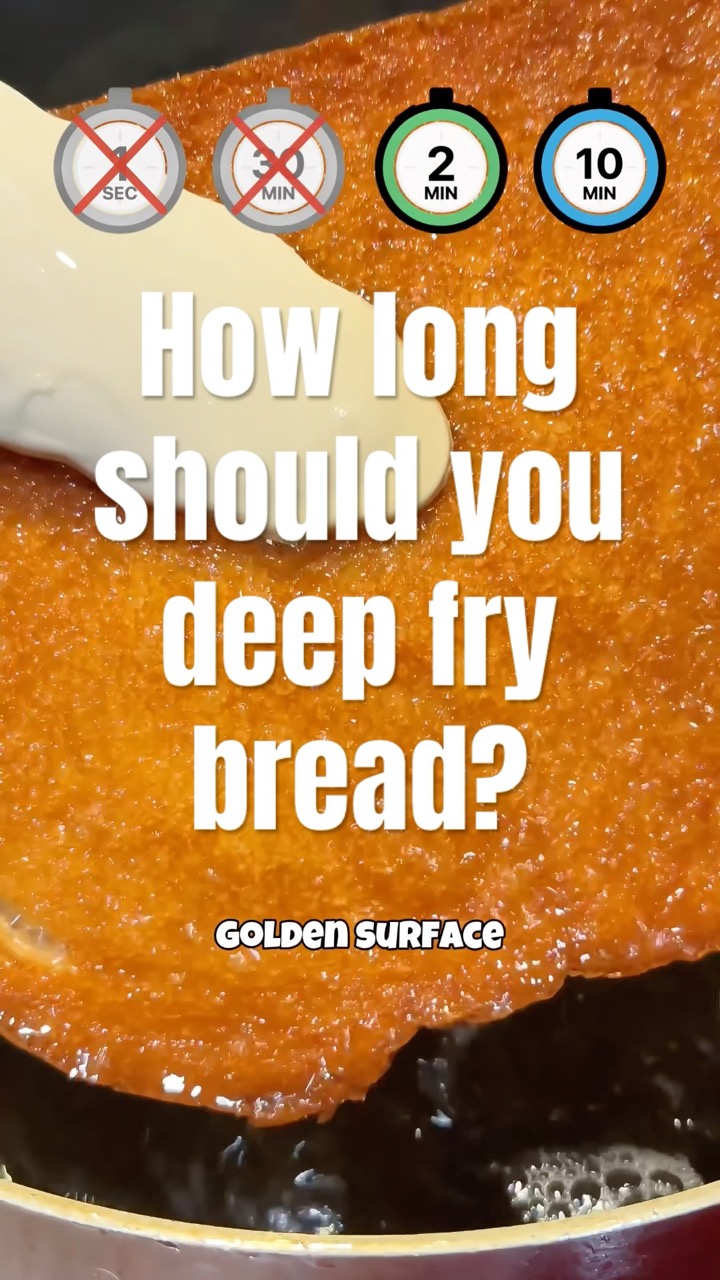 Cooking test Ep. 85 how long should you deep fry bread? #cooking