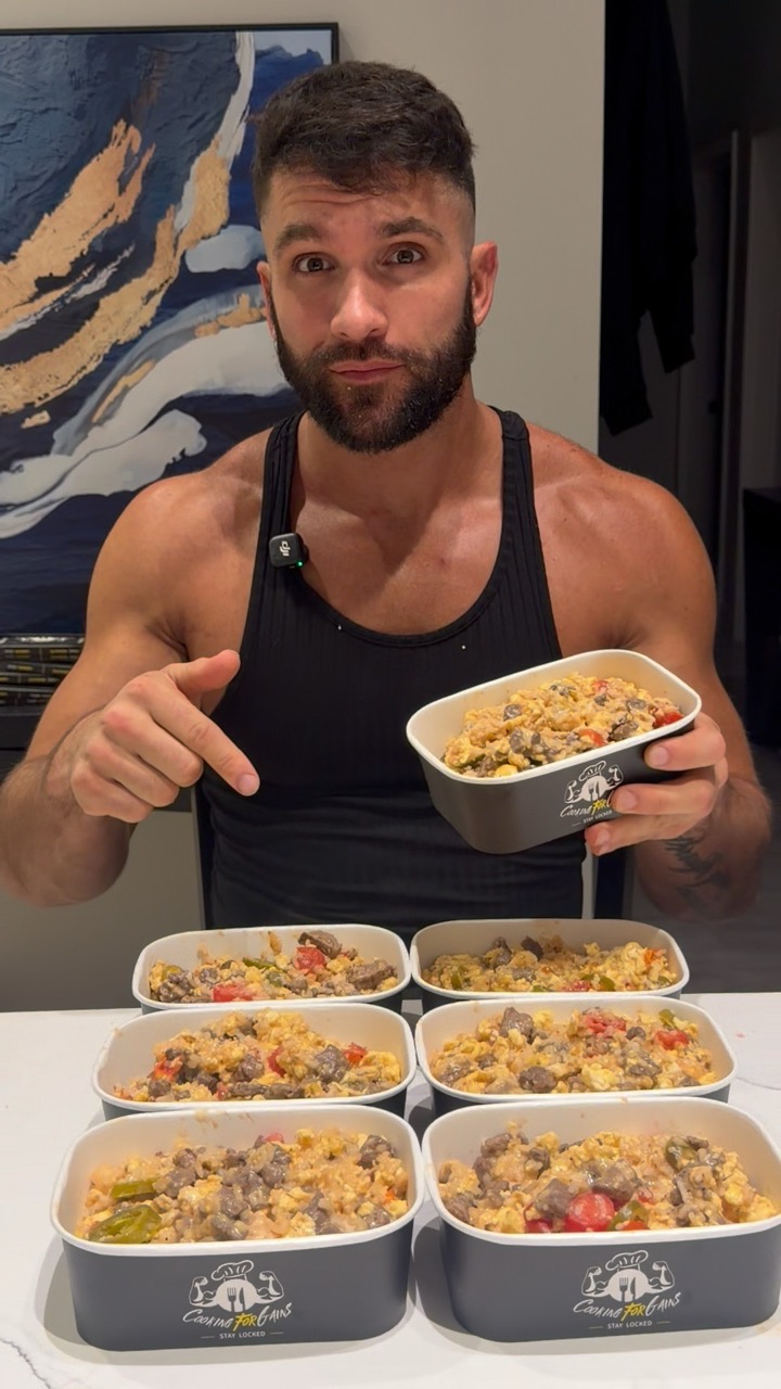 I only make high-protein meal preps #madprotein